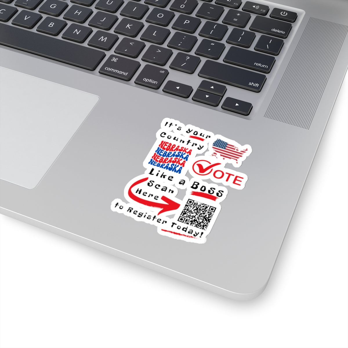 Nebraska Vote Like a Boss! Kiss-Cut Stickers