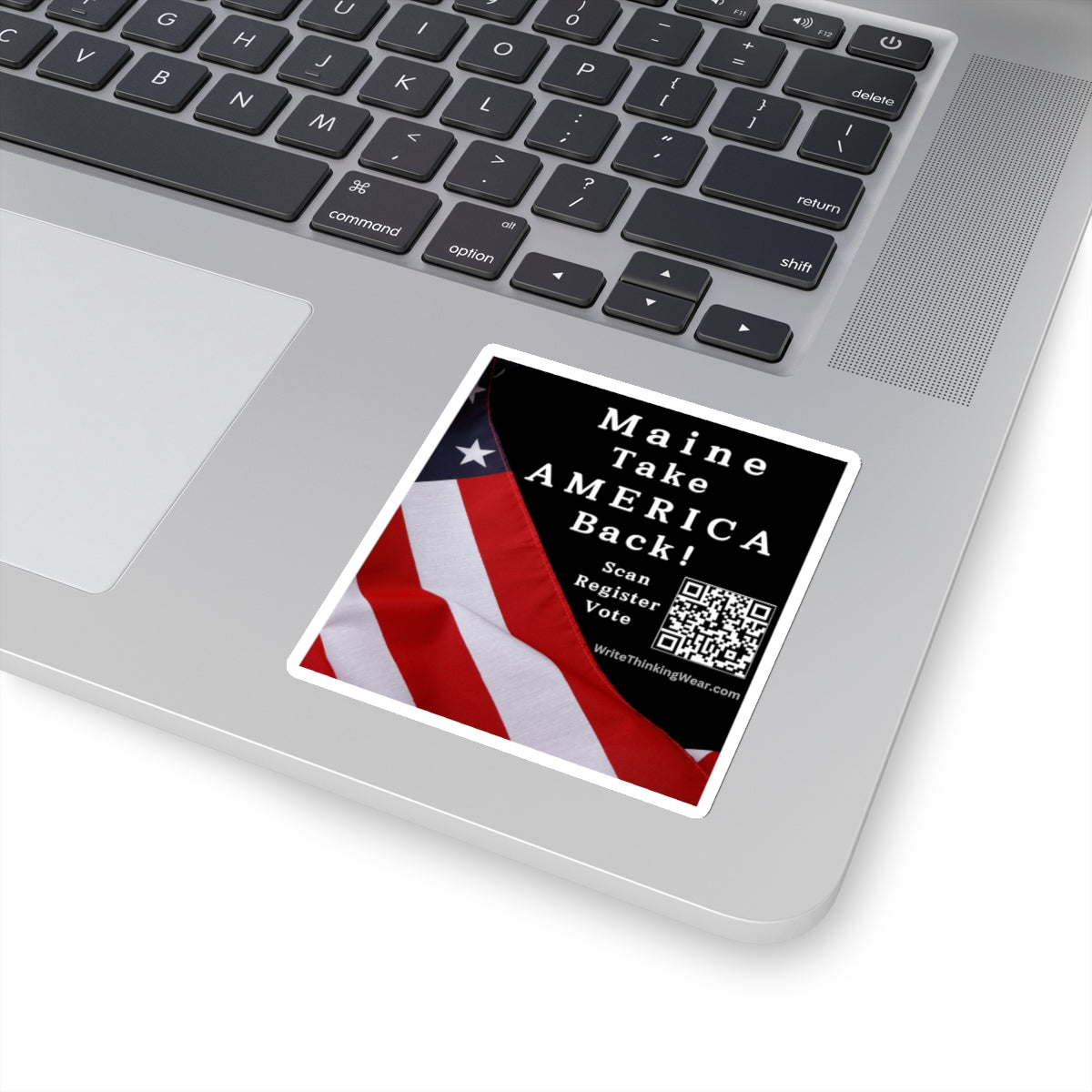 Maine - Take America Back! With Scan Register Vote Stickers