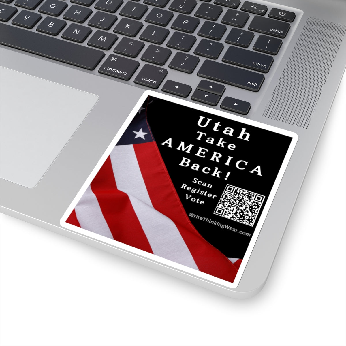 Utah - Take America Back! With Scan Register Vote Stickers