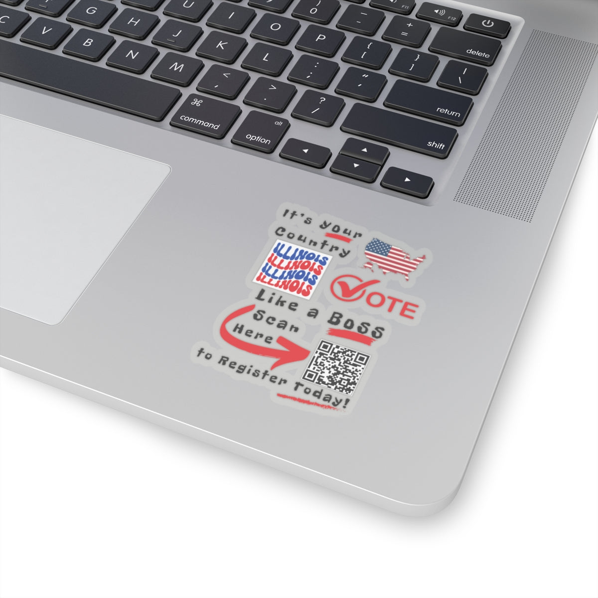 Illinois Vote Like a Boss! Kiss-Cut Stickers