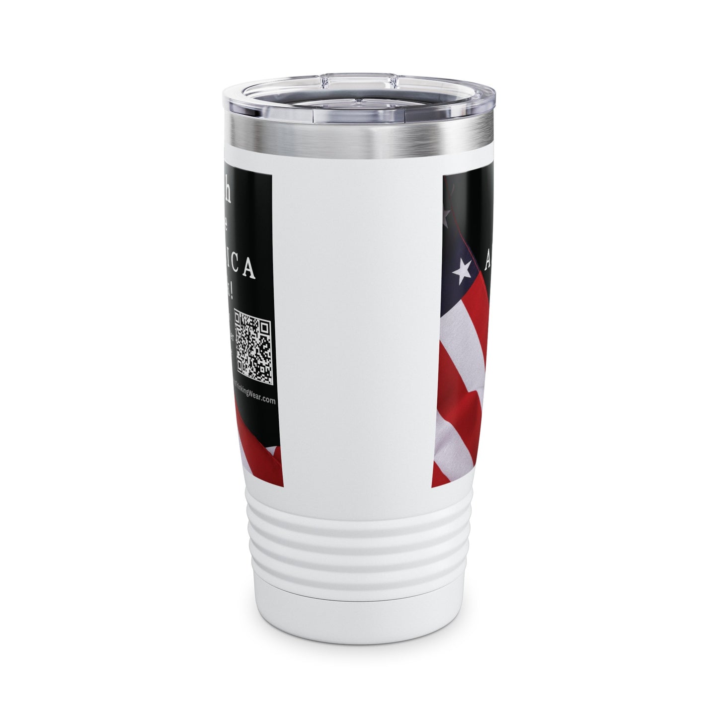 Utah Take America Back! Scan Register Vote Ringneck Tumbler, 20oz