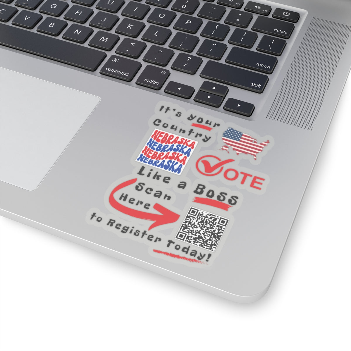 Nebraska Vote Like a Boss! Kiss-Cut Stickers