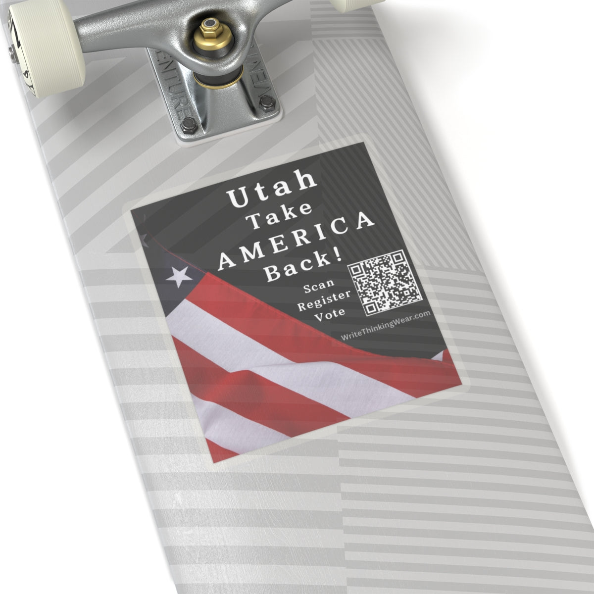 Utah - Take America Back! With Scan Register Vote Stickers