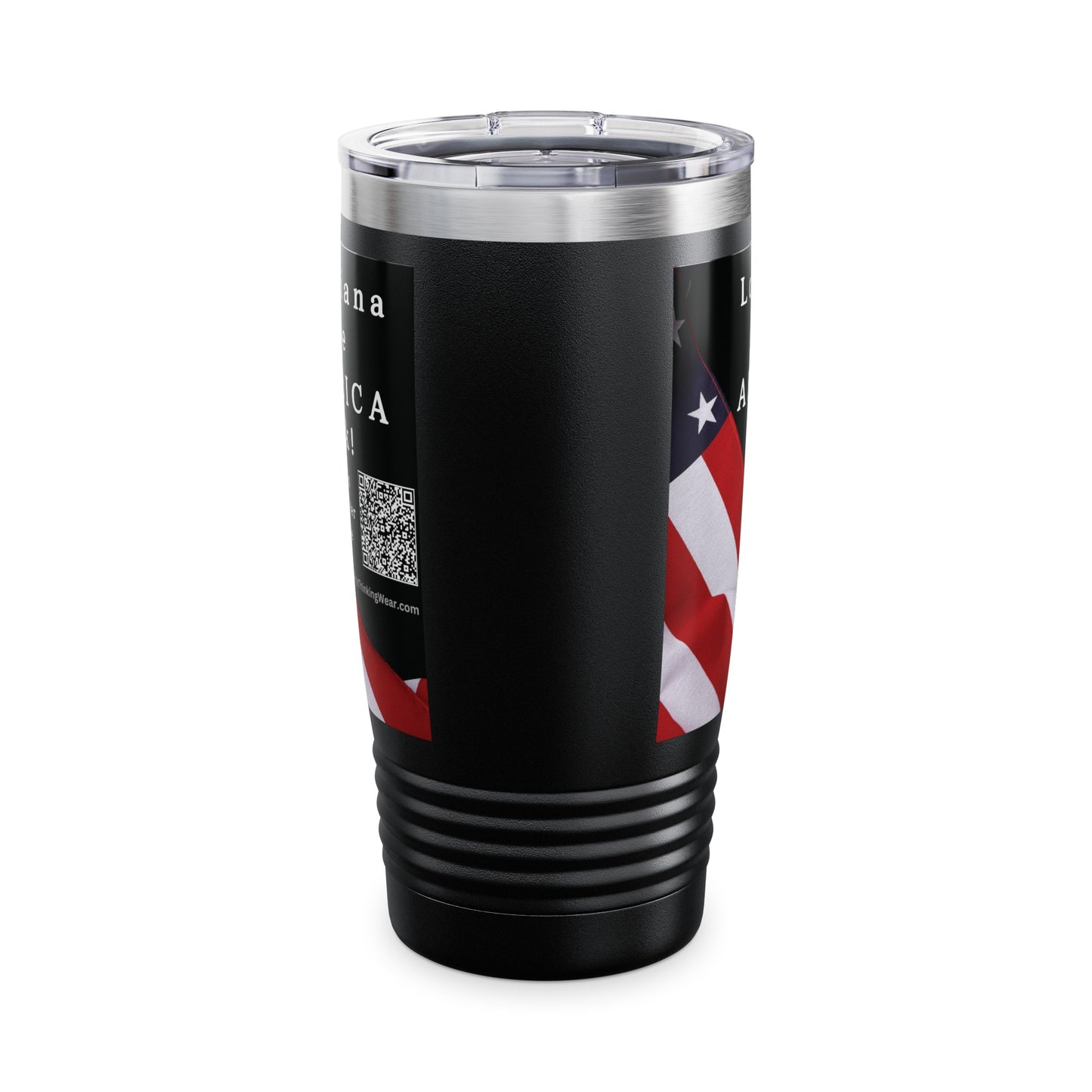 Louisiana Take America Back! Scan Register Vote Ringneck Tumbler, 20oz