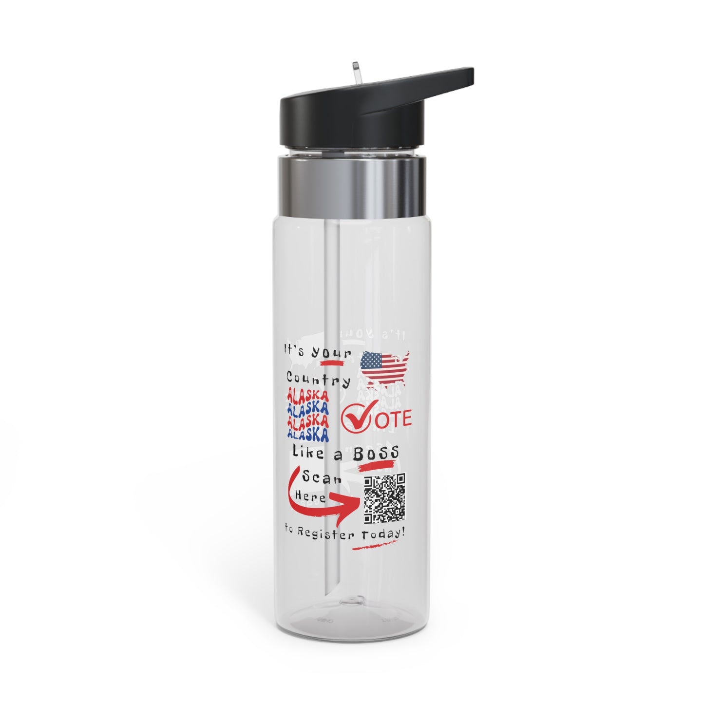 Alaska Vote Like a Boss!! Kensington Tritan™ Sport Bottle, 20oz