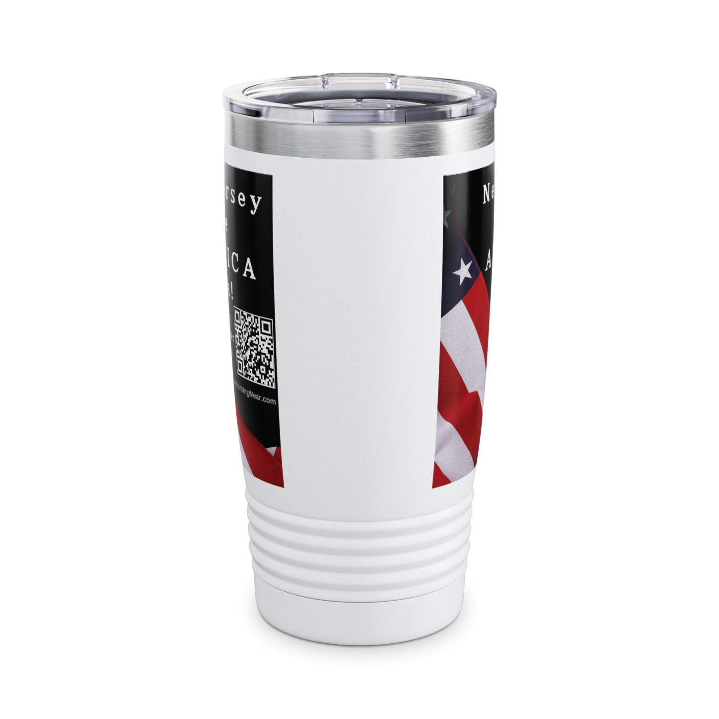 New Jersey Take America Back! Scan Register Vote Ringneck Tumbler, 20oz