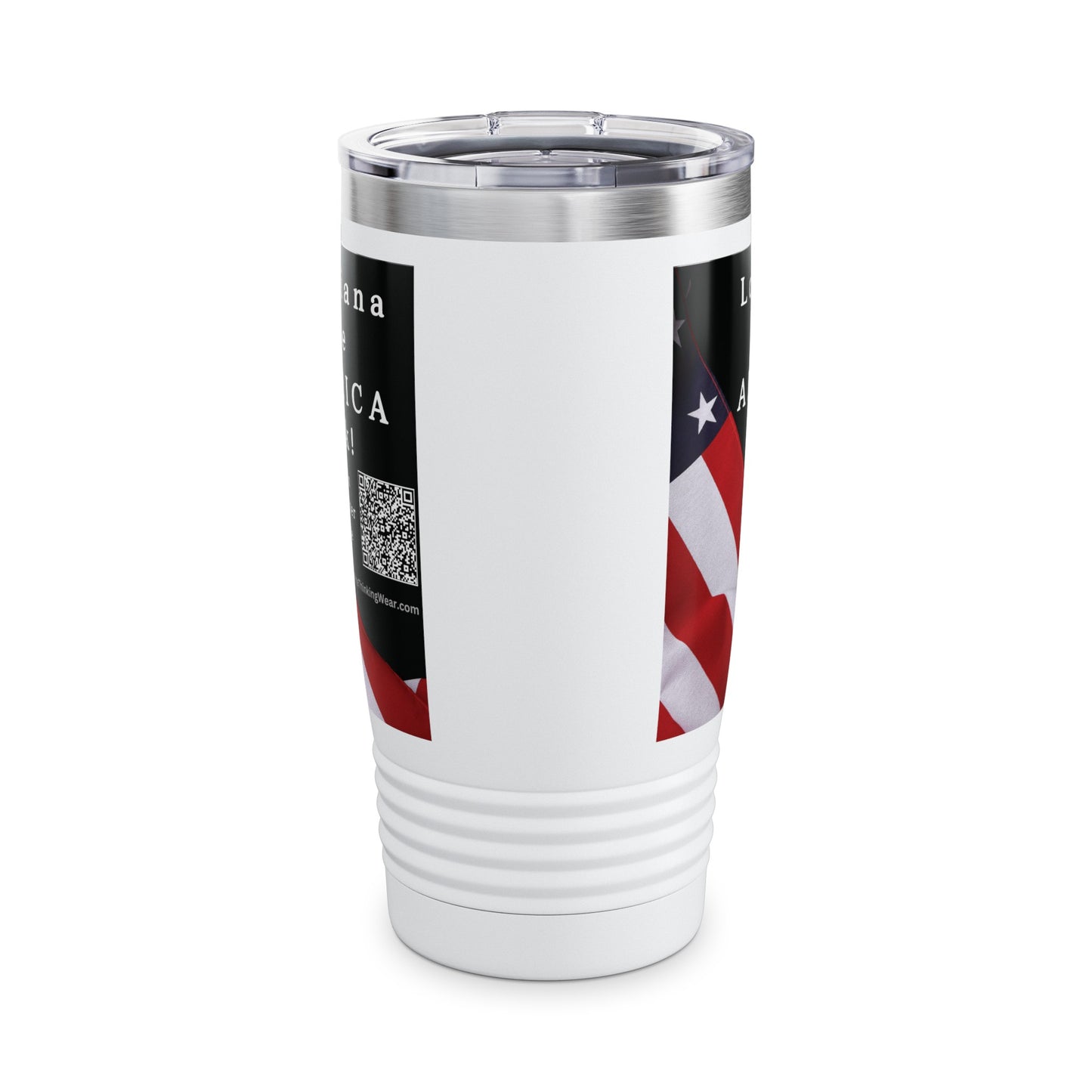 Louisiana Take America Back! Scan Register Vote Ringneck Tumbler, 20oz