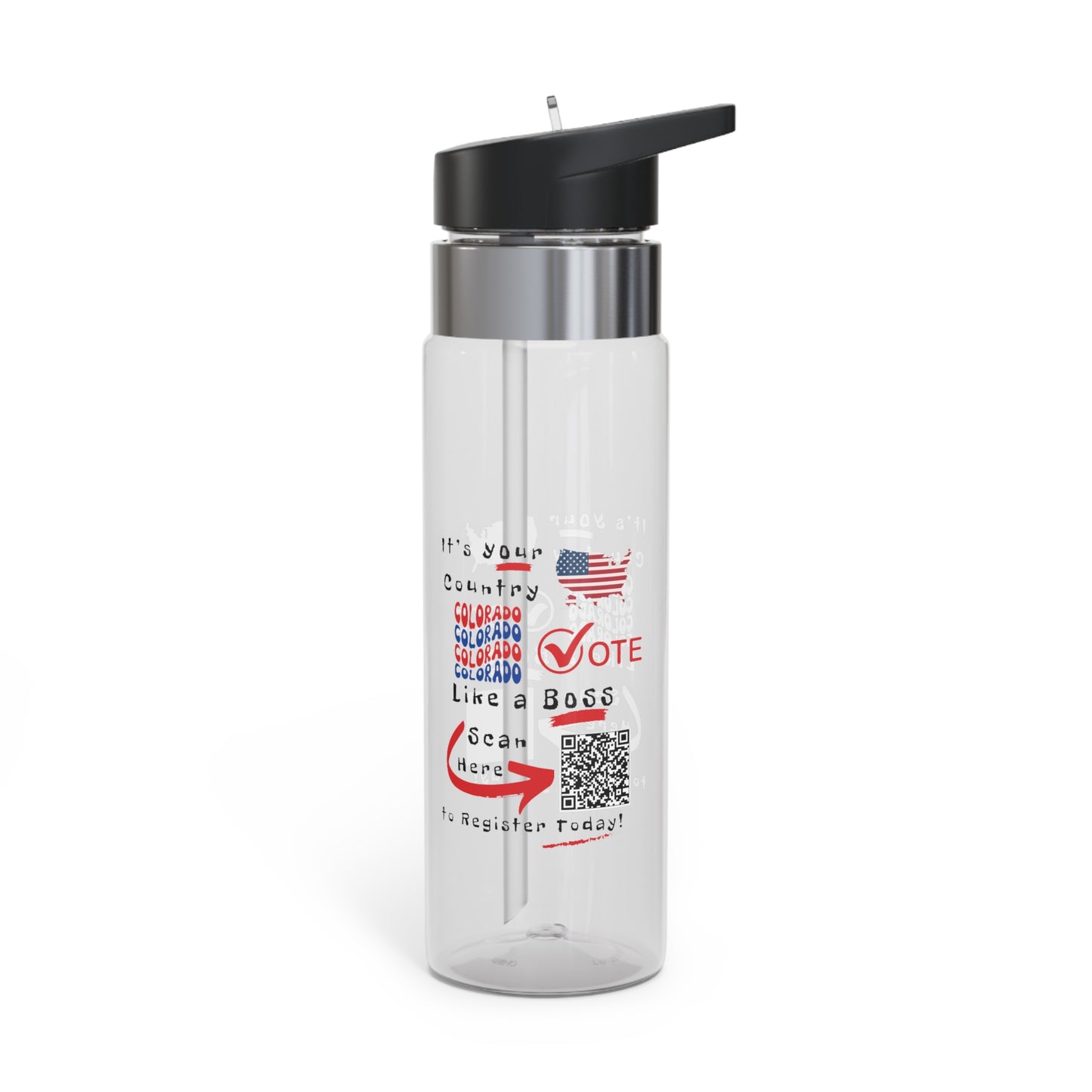 Colorado Vote Like a Boss!! Kensington Tritan™ Sport Bottle, 20oz