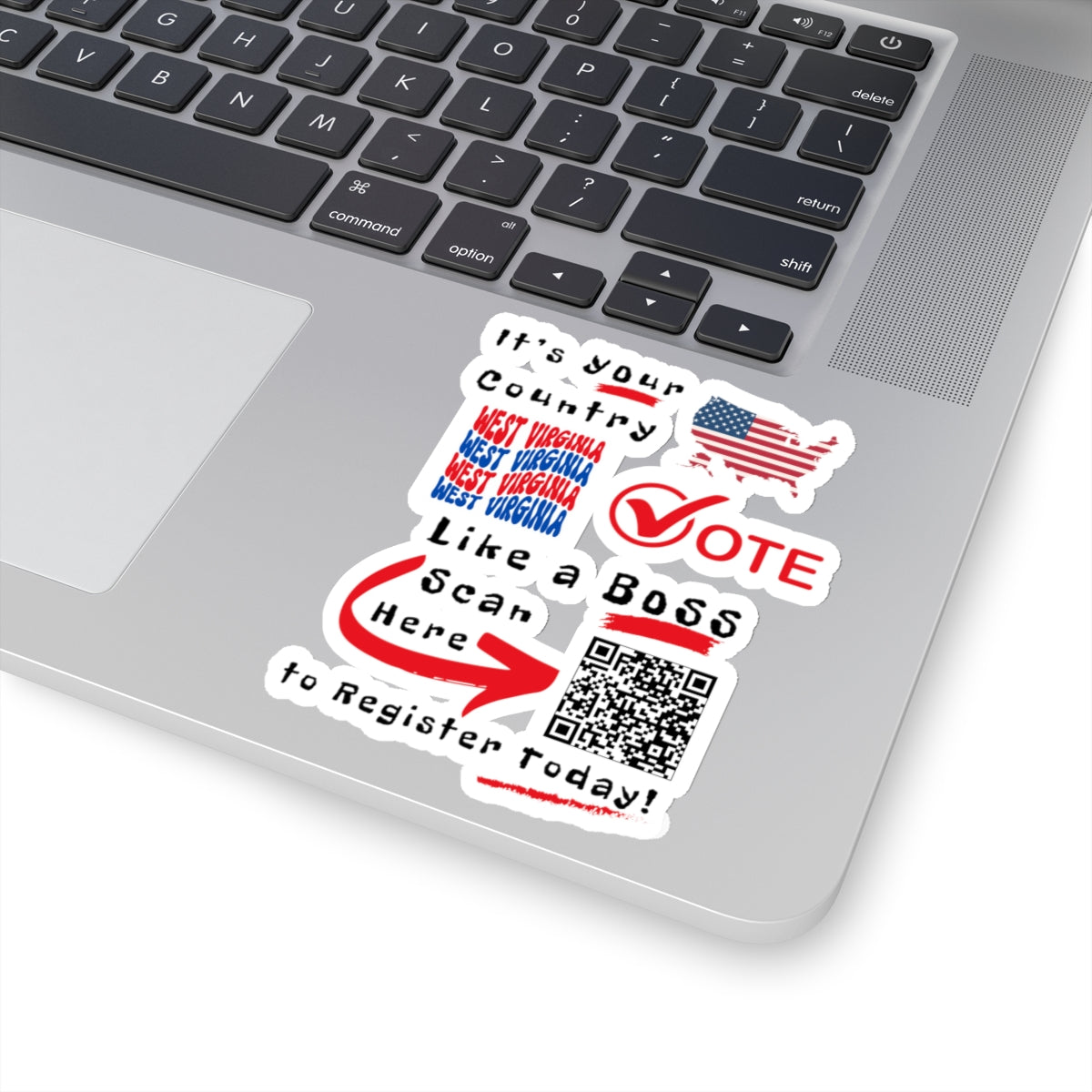 West Virginia Vote Like a Boss! Kiss-Cut Stickers