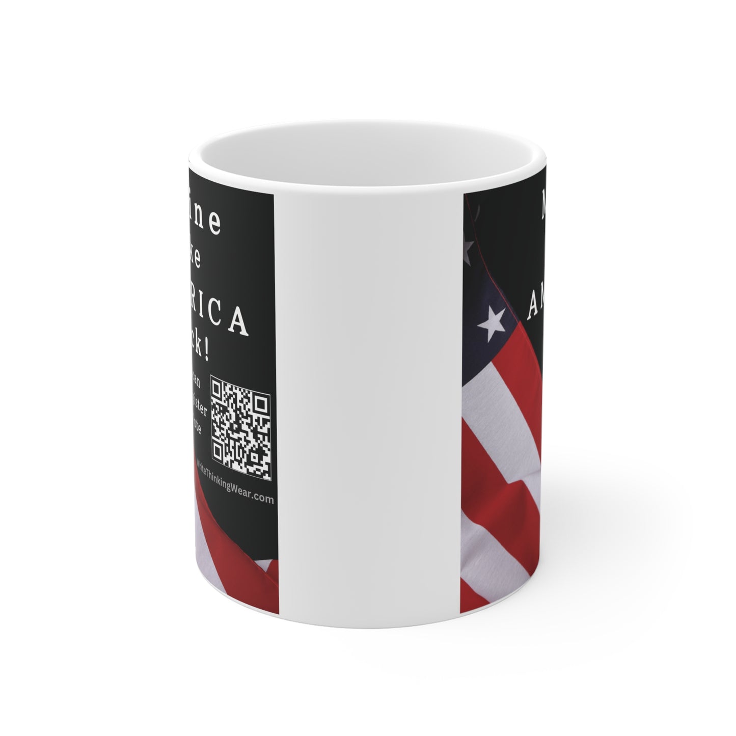 Maine Take America Back! Scan Register Vote Mug