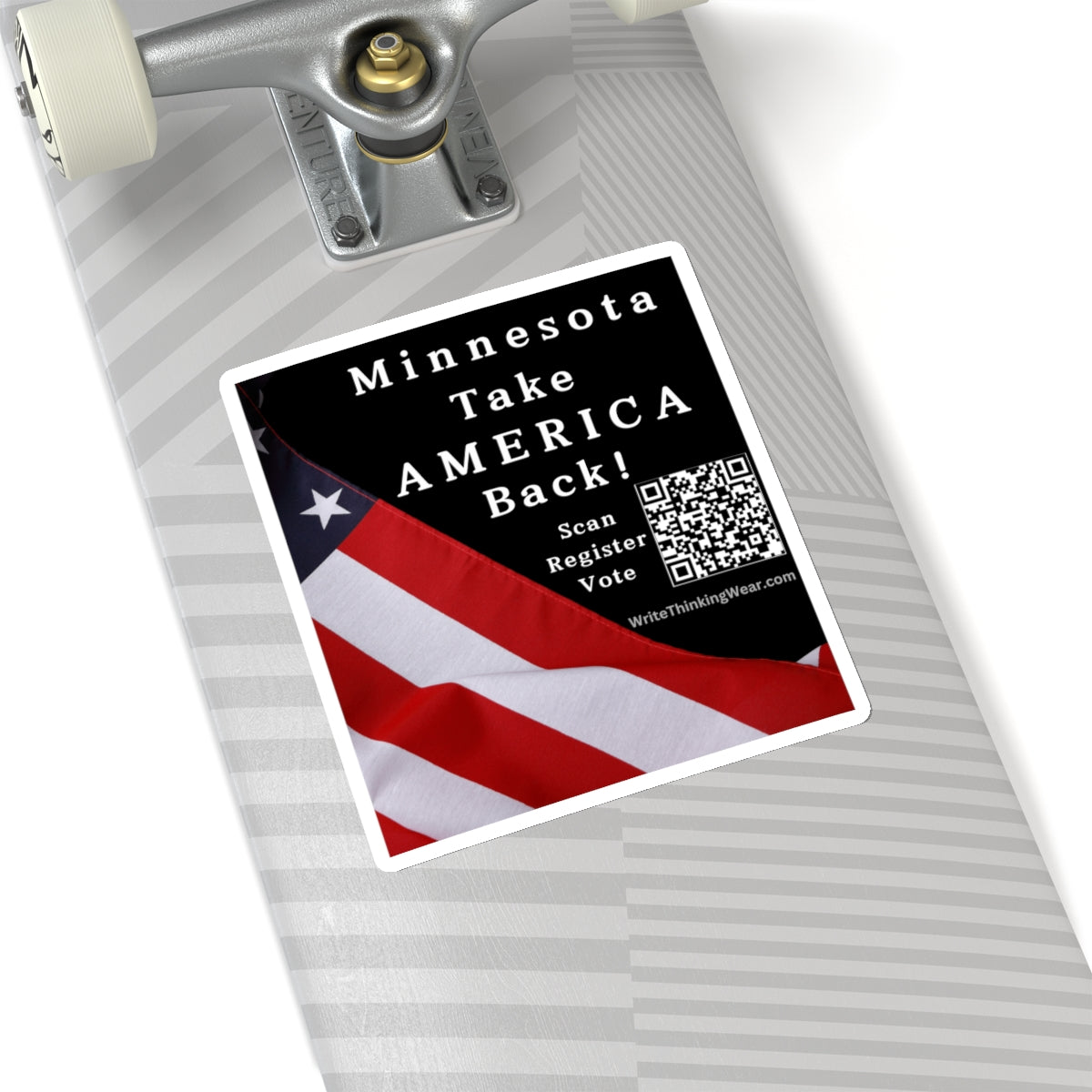 Minnesota - Take America Back! With Scan Register Vote Stickers