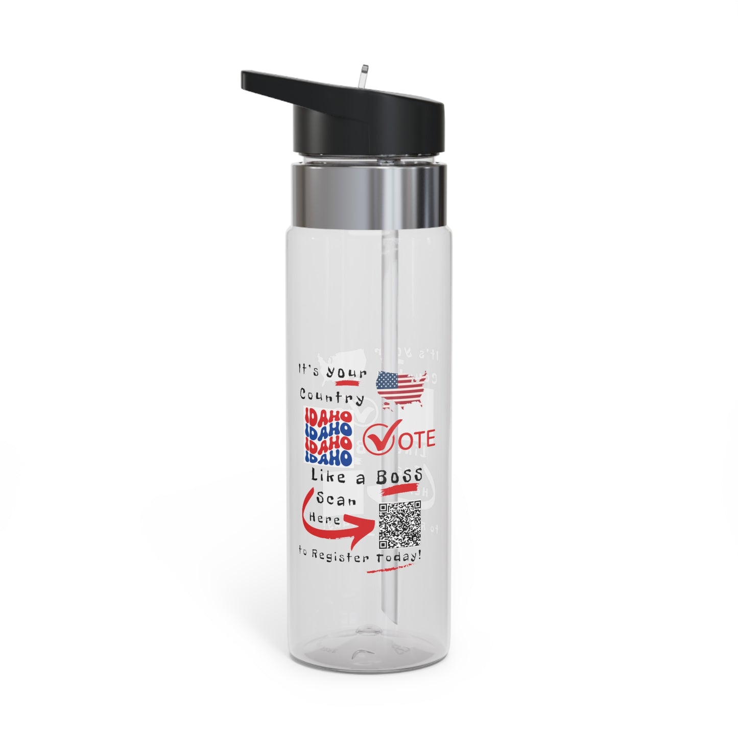 Idaho Vote Like a Boss!! Kensington Tritan™ Sport Bottle, 20oz