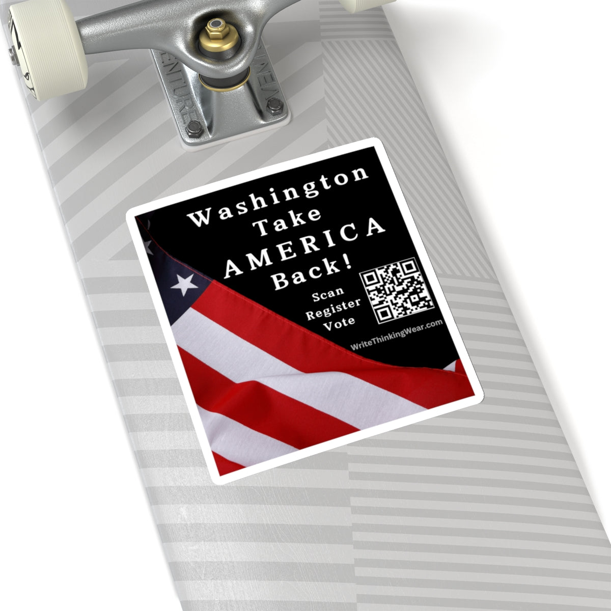 Washington - Take America Back! With Scan Register Vote Stickers