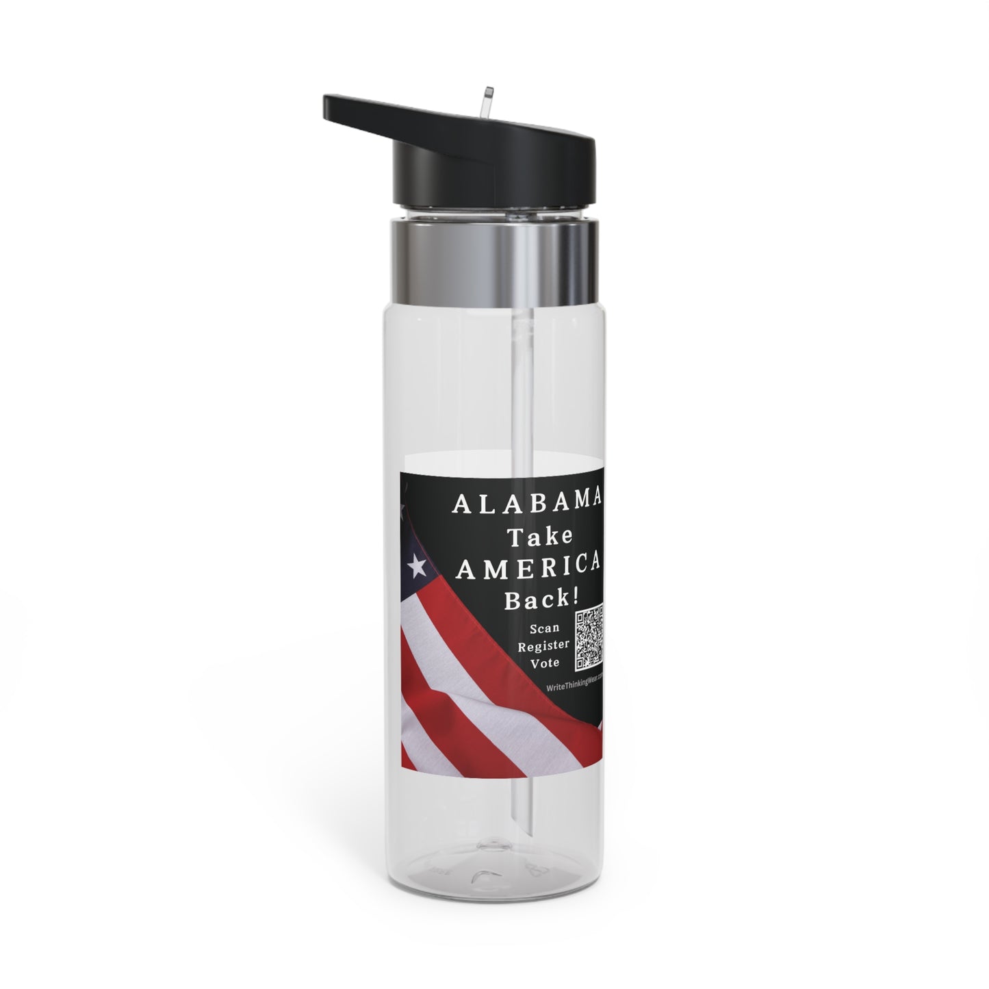 Alabama Take America Back! Scan Register Vote! Kensington Tritan™ Sport Bottle, 20oz