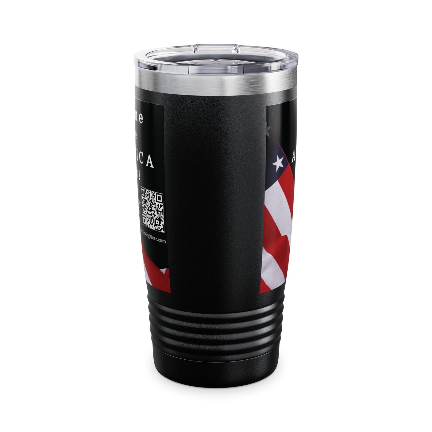 Maine Take America Back! Scan Register Vote Ringneck Tumbler, 20oz