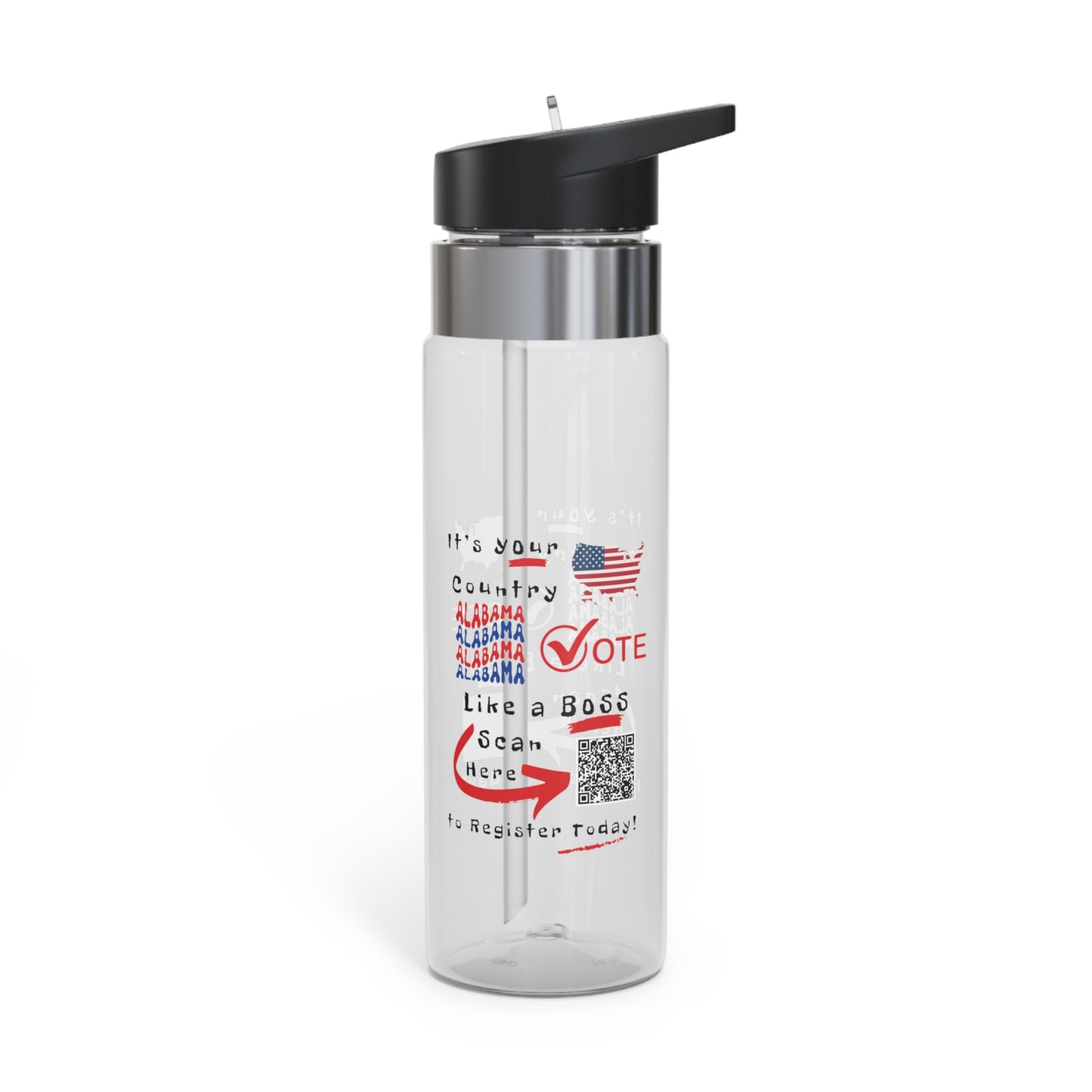 Alabama Vote Like a Boss!! Kensington Tritan™ Sport Bottle, 20oz