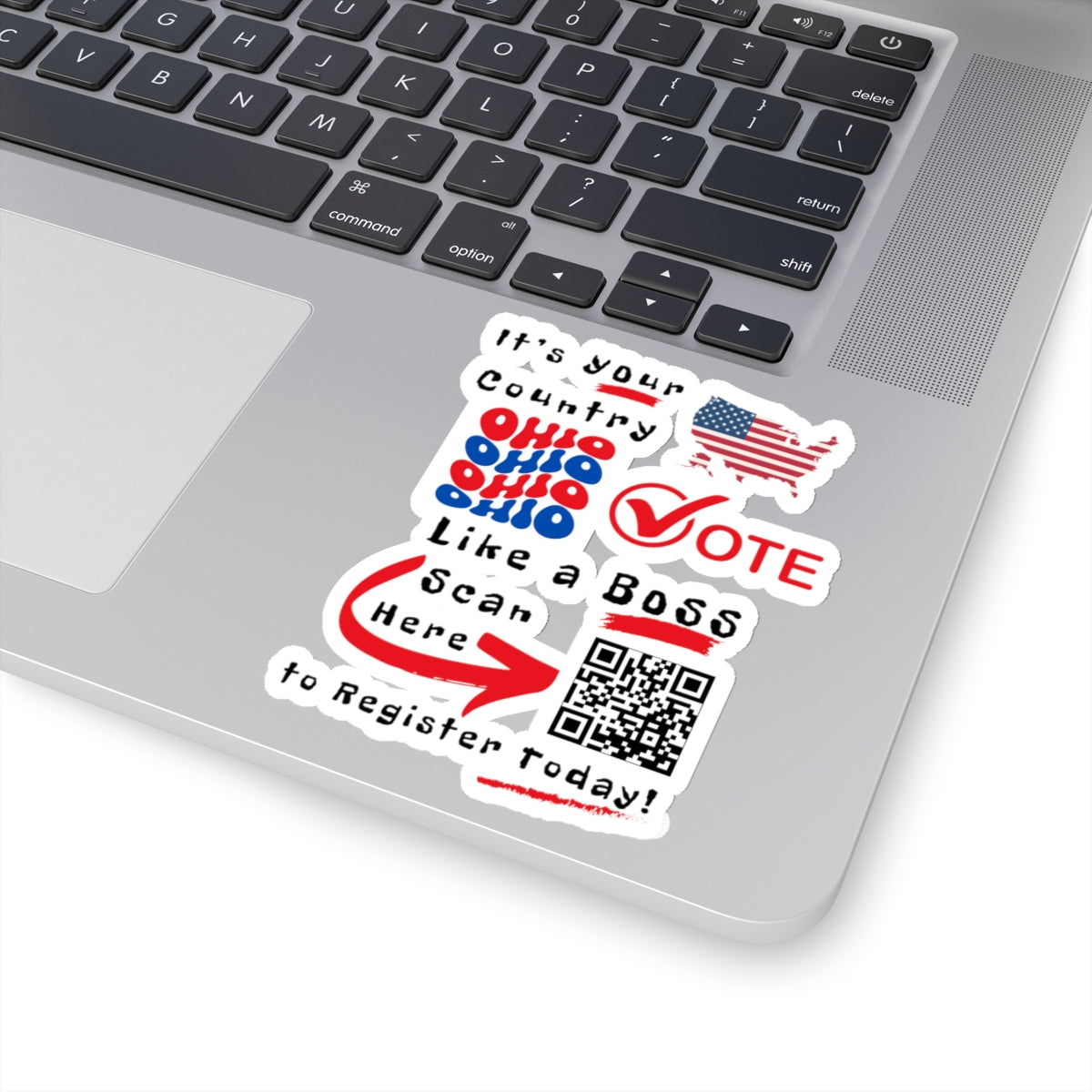 Ohio Vote Like a Boss! Kiss-Cut Stickers