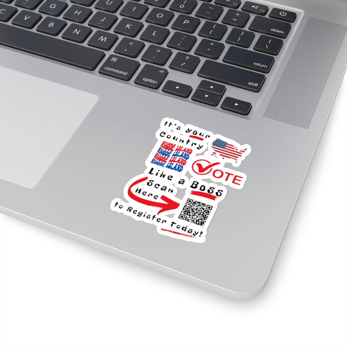 Rhode Island Vote Like a Boss! Kiss-Cut Stickers