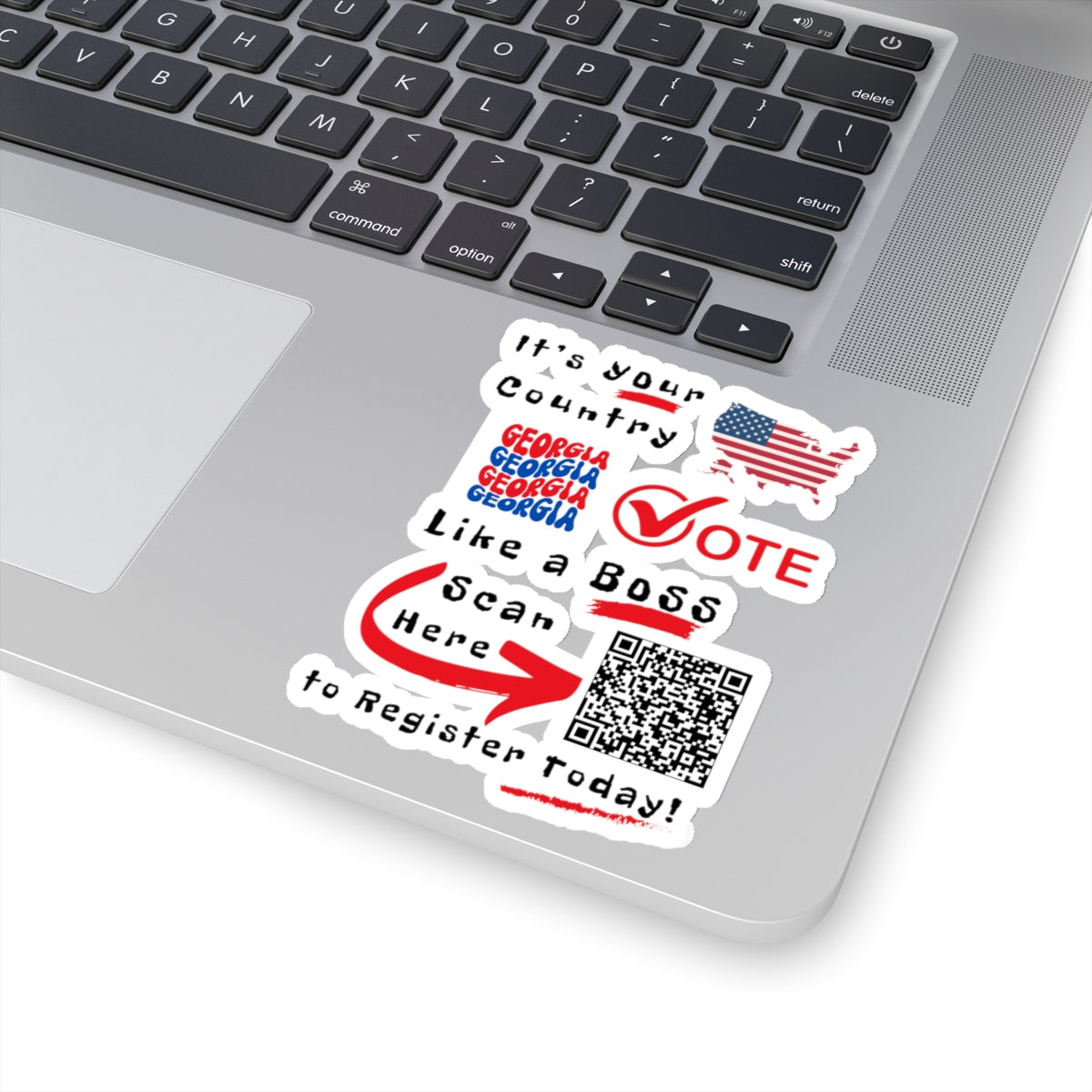 Georgia Vote Like a Boss! Kiss-Cut Stickers