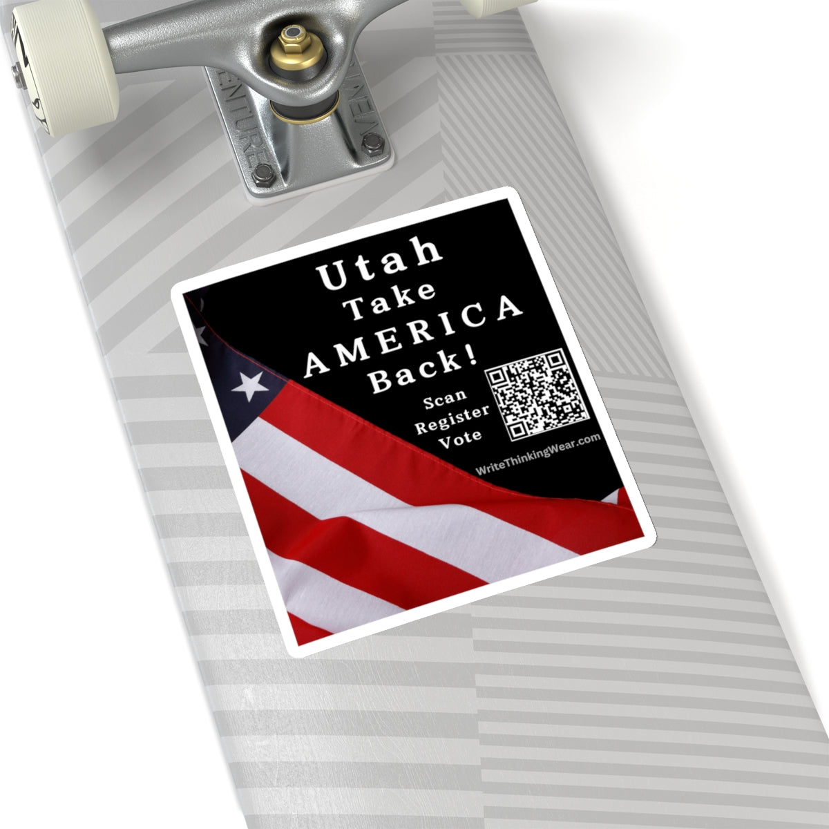 Utah - Take America Back! With Scan Register Vote Stickers