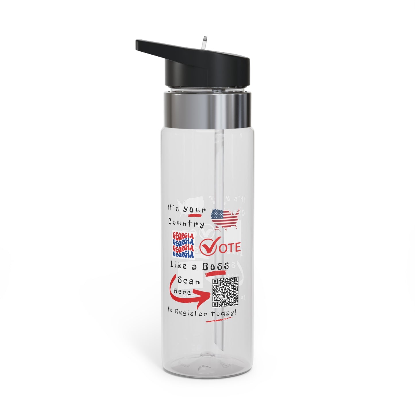 Georgia Vote Like a Boss!! Kensington Tritan™ Sport Bottle, 20oz