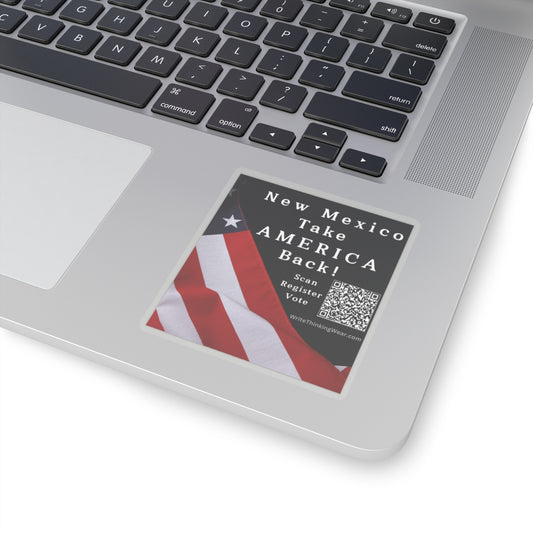 New Mexico - Take America Back! With Scan Register Vote Stickers