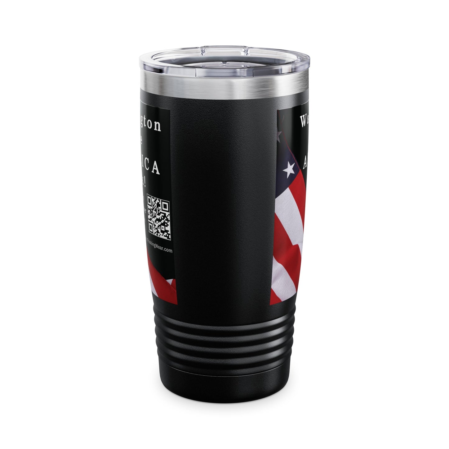 Washington Take America Back! Scan Register Vote Ringneck Tumbler, 20oz