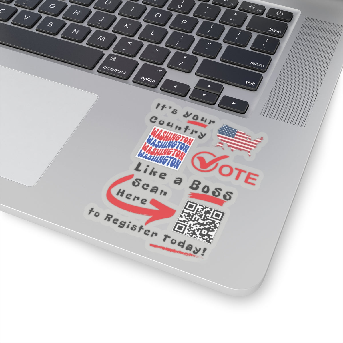 Washington Vote Like a Boss! Kiss-Cut Stickers