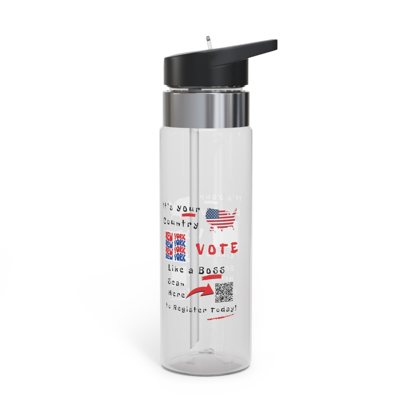 Vote Like a Boss New York! Kensington Tritan™ Sport Bottle, 20oz