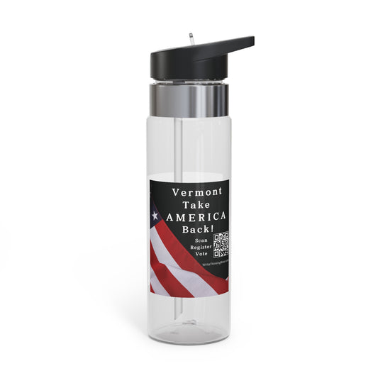 Vermont Take America Back! Scan Register Vote! Kensington Tritan™ Sport Bottle, 20oz