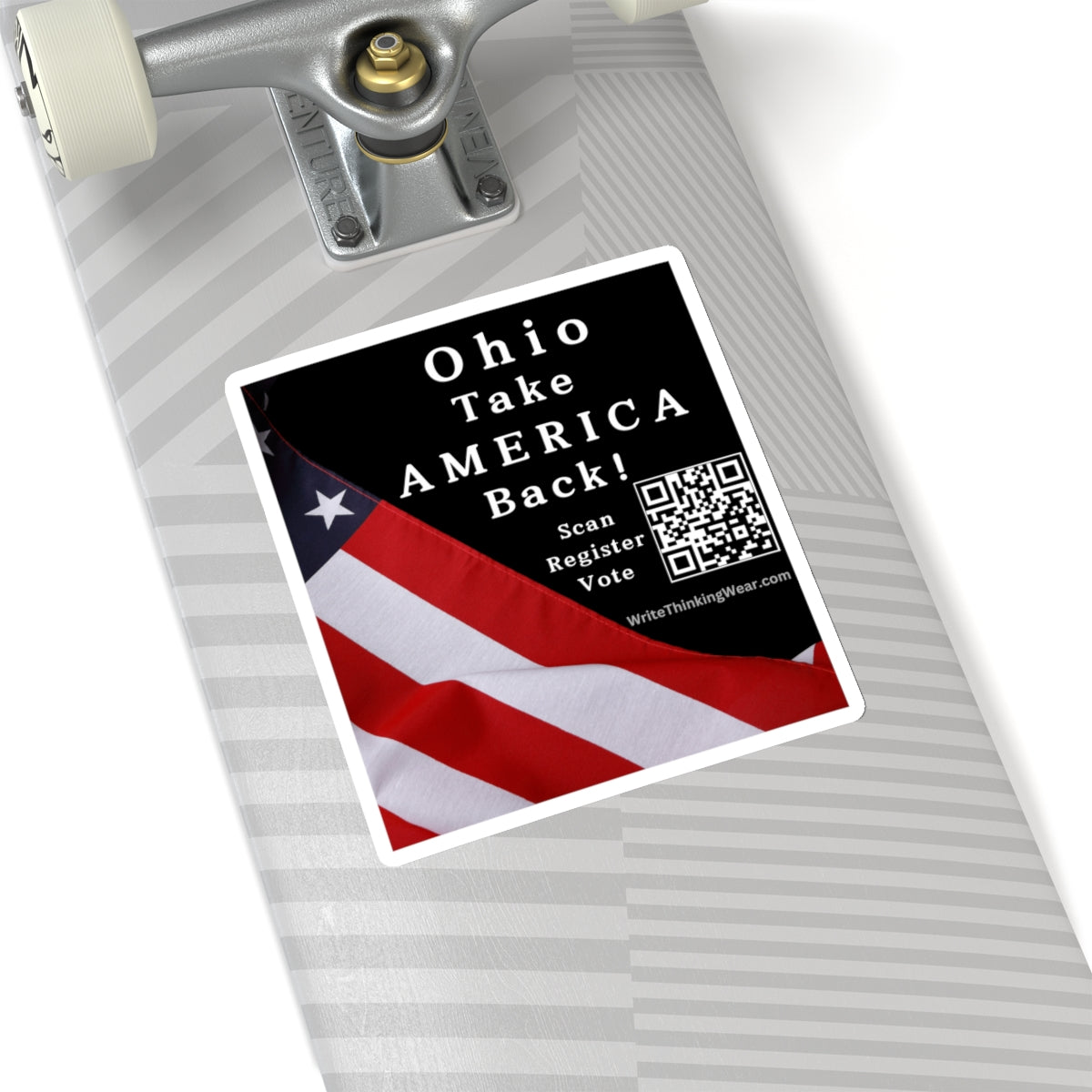 Ohio - Take America Back! With Scan Register Vote Stickers