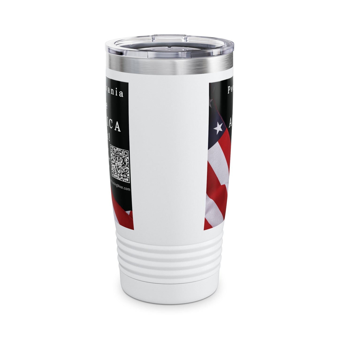 Pennsylvania Take America Back! Scan Register Vote Ringneck Tumbler, 20oz