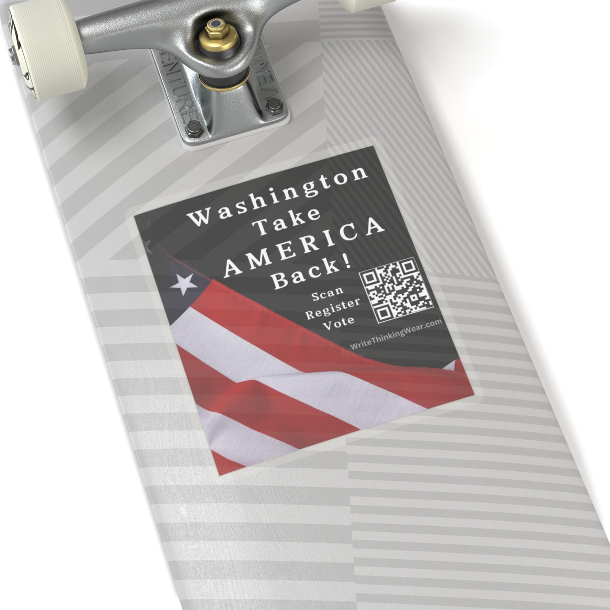 Washington - Take America Back! With Scan Register Vote Stickers