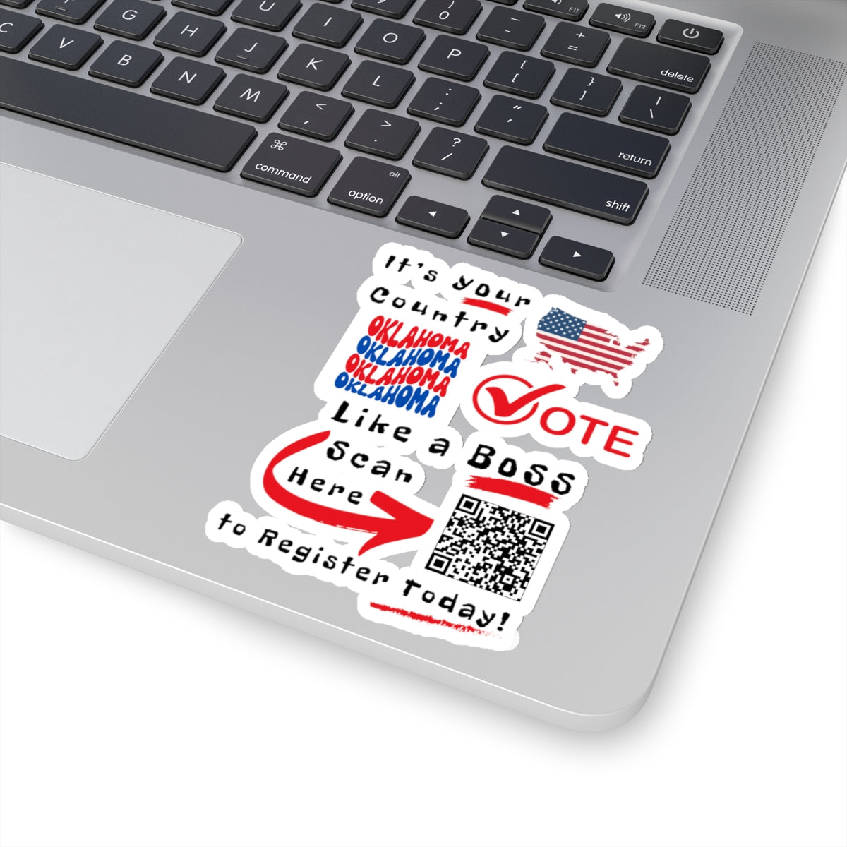 Oklahoma Vote Like a Boss! Kiss-Cut Stickers