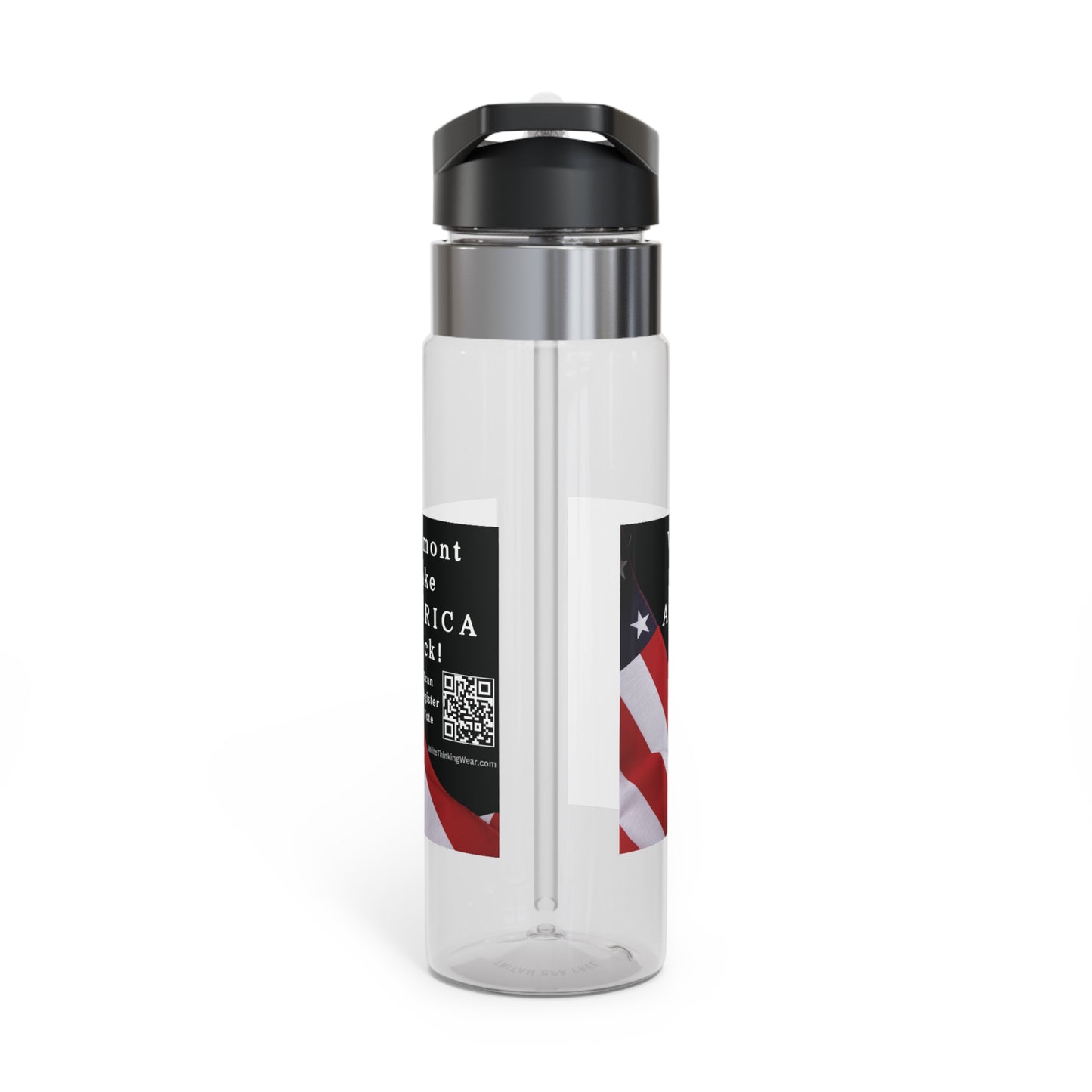 Vermont Take America Back! Scan Register Vote! Kensington Tritan™ Sport Bottle, 20oz