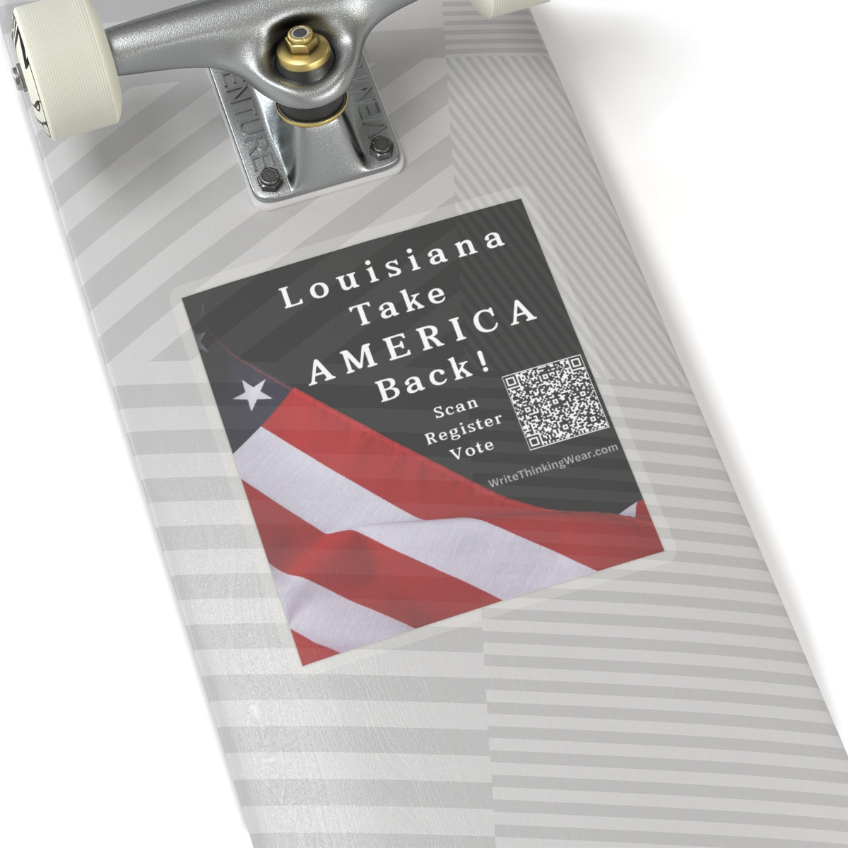 Louisiana - Take America Back! With Scan Register Vote Stickers