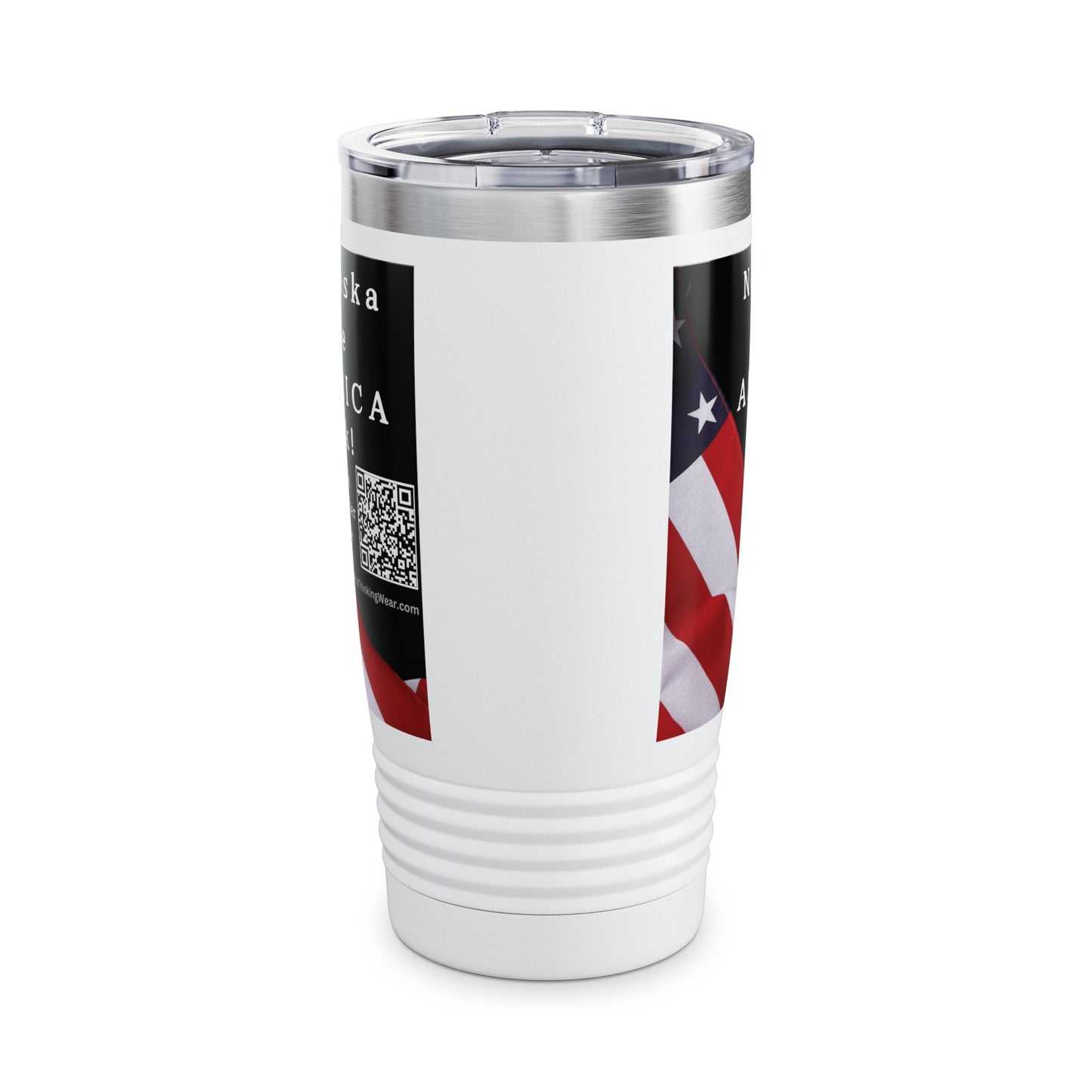 Nebraska Take America Back! Scan Register Vote Ringneck Tumbler, 20oz