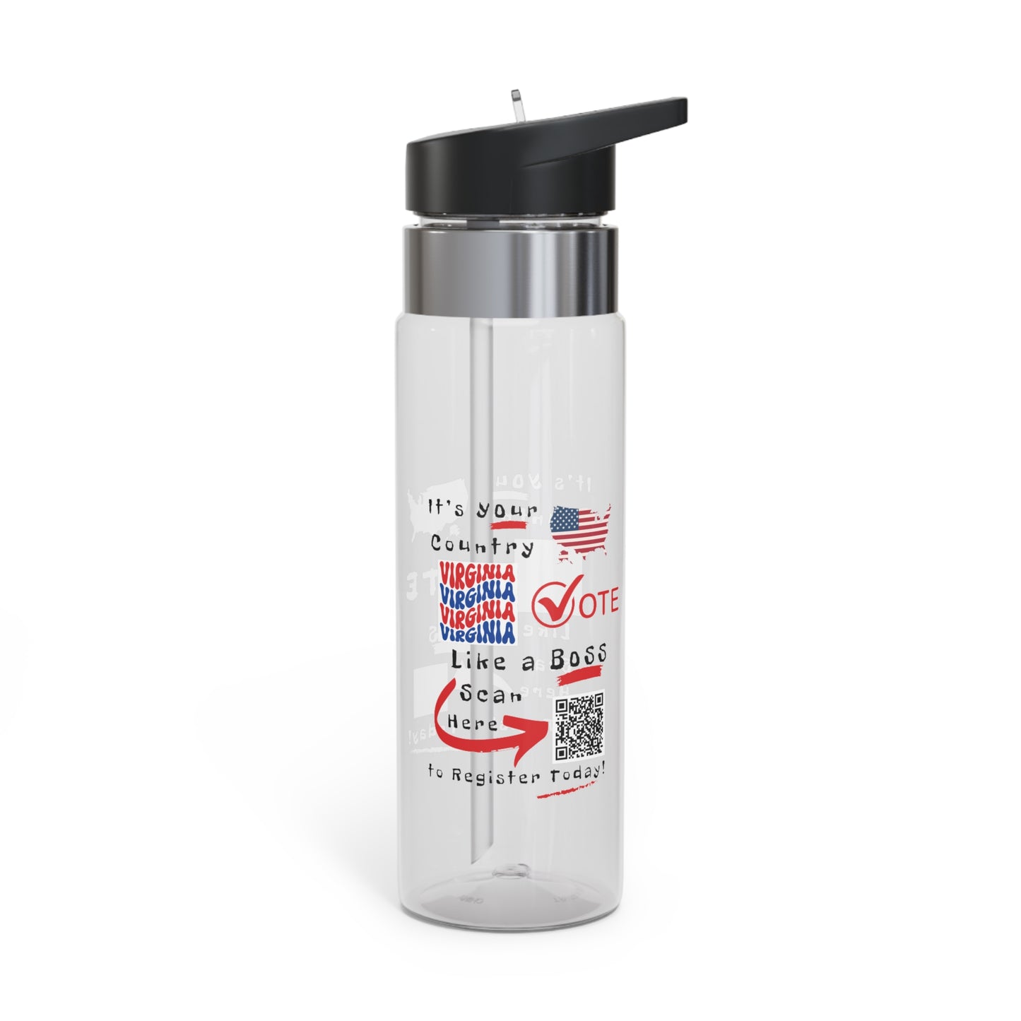 Vote Like a Boss Virginia! Kensington Tritan™ Sport Bottle, 20oz