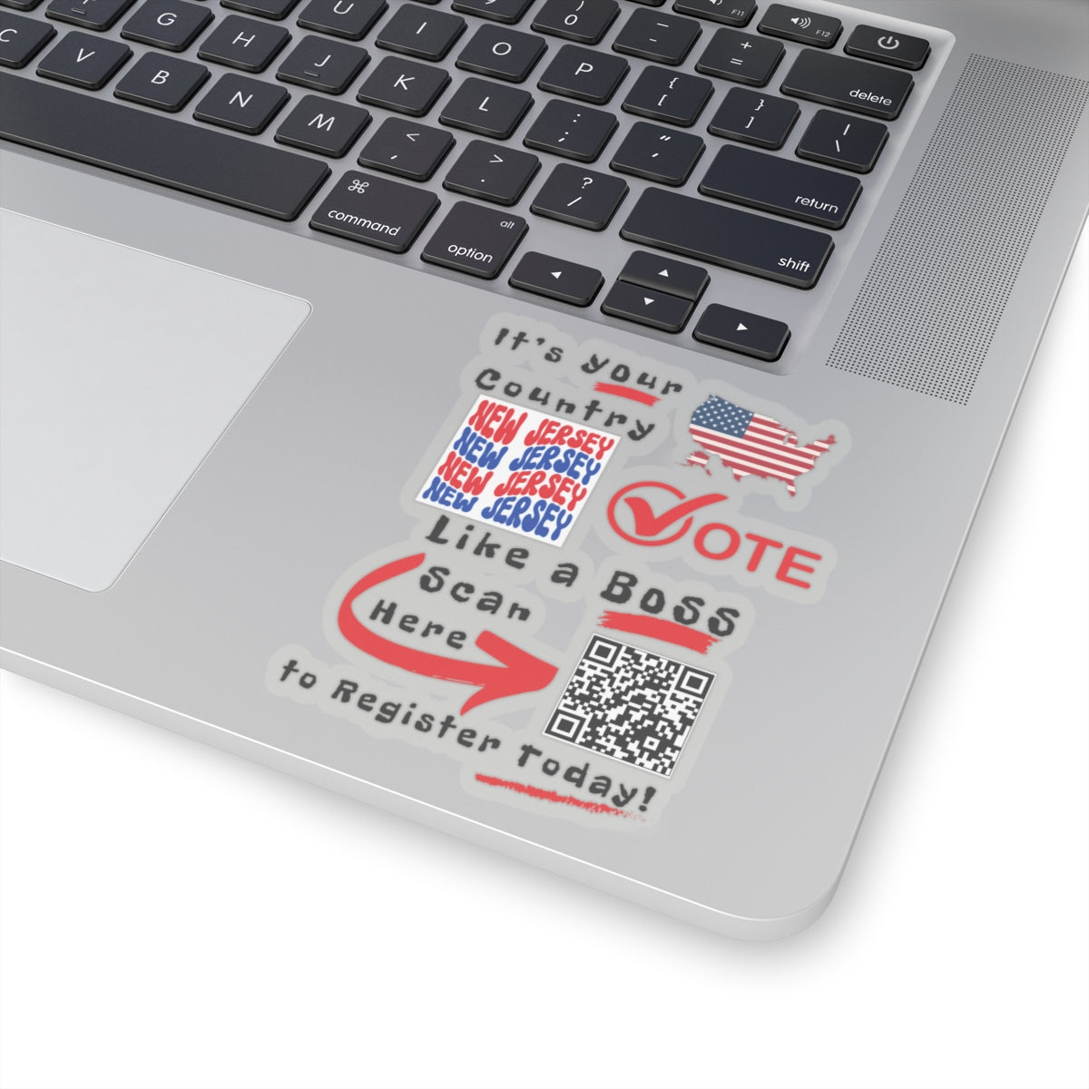 New Jersey Vote Like a Boss! Kiss-Cut Stickers