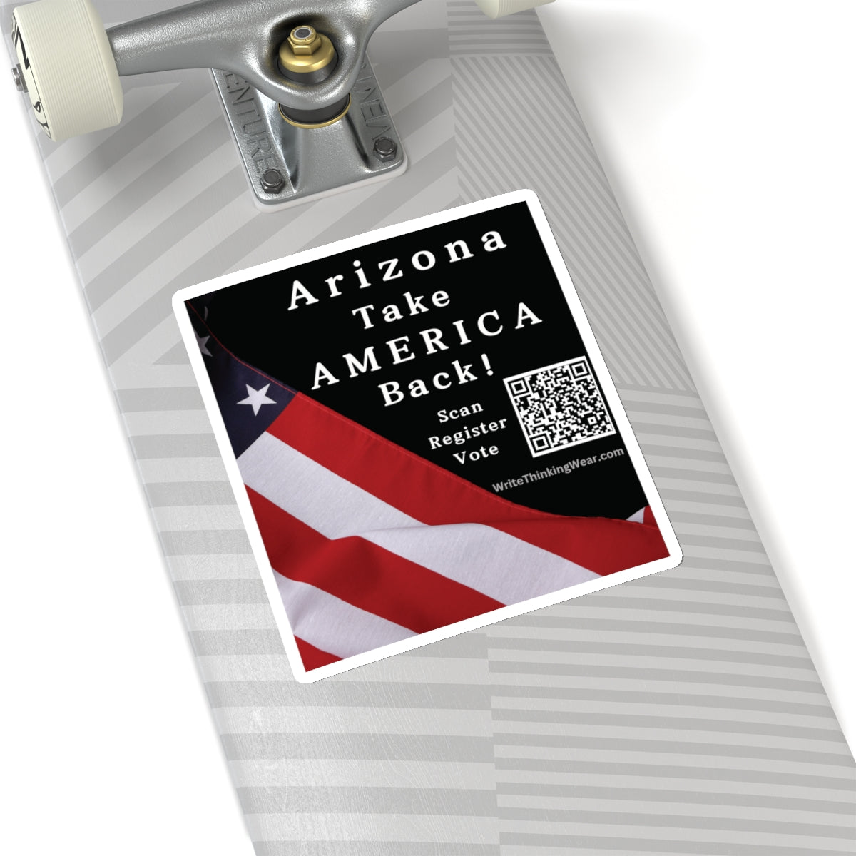 Arizona - Take America Back! With Scan Register Vote Stickers