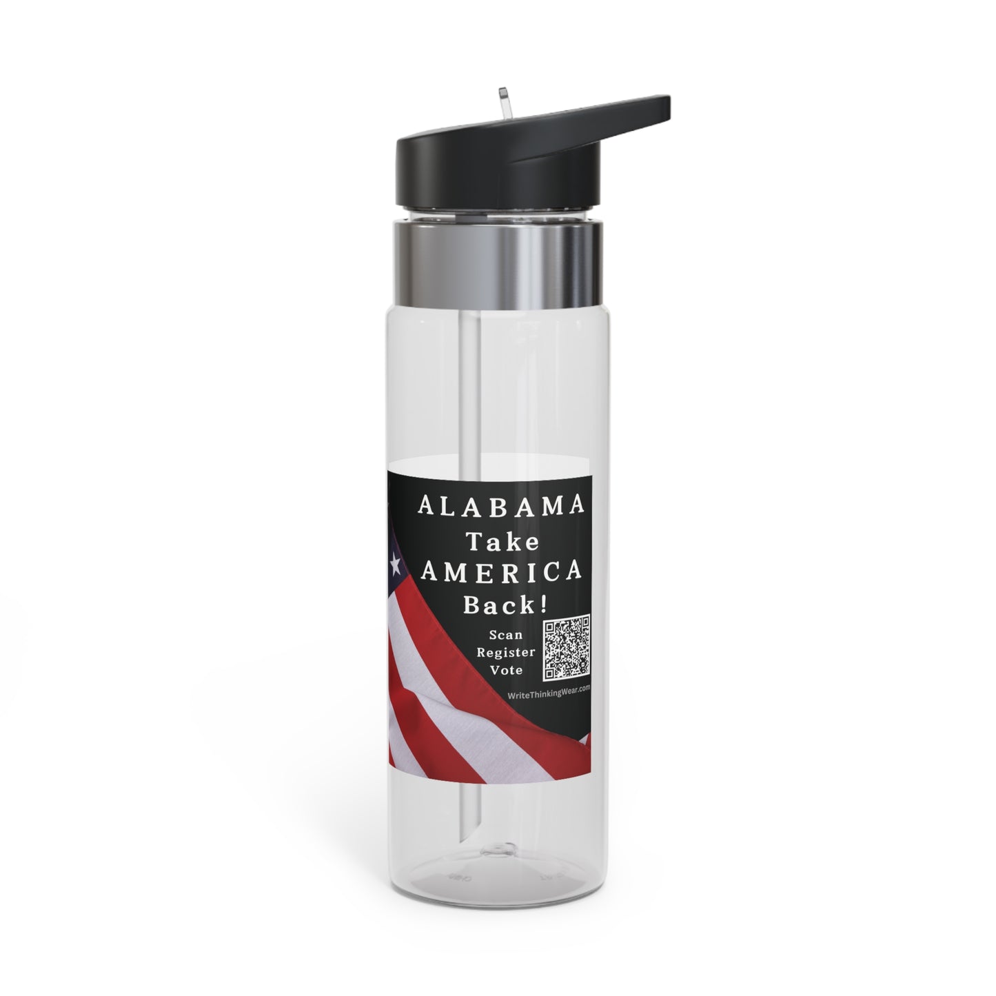 Alabama Take America Back! Scan Register Vote! Kensington Tritan™ Sport Bottle, 20oz