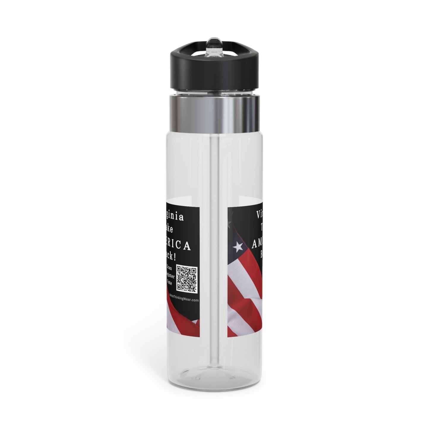 Virginia Take America Back! Scan Register Vote! Kensington Tritan™ Sport Bottle, 20oz