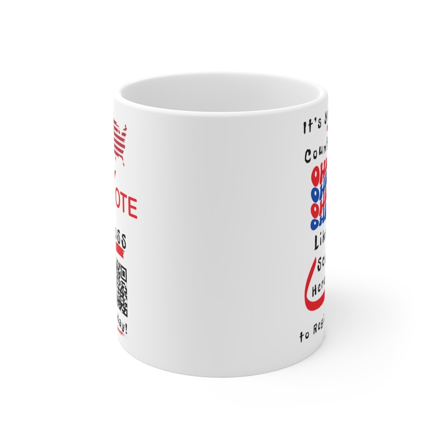 Ohio Vote Like a Boss! Mug 11oz - White