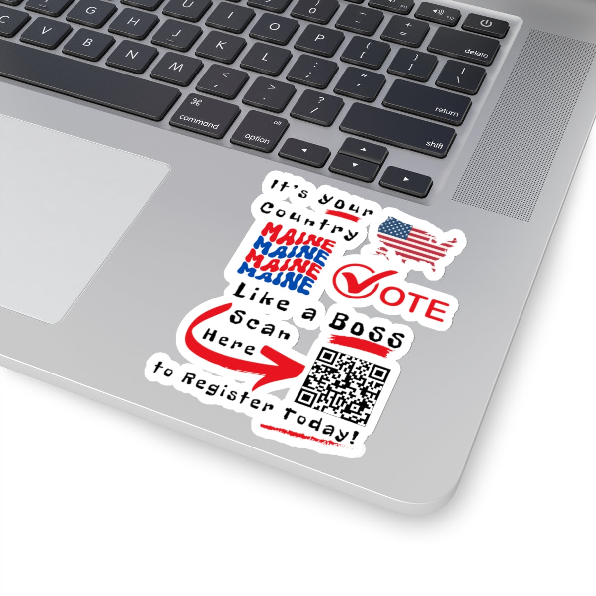 Maine Vote Like a Boss! Kiss-Cut Stickers