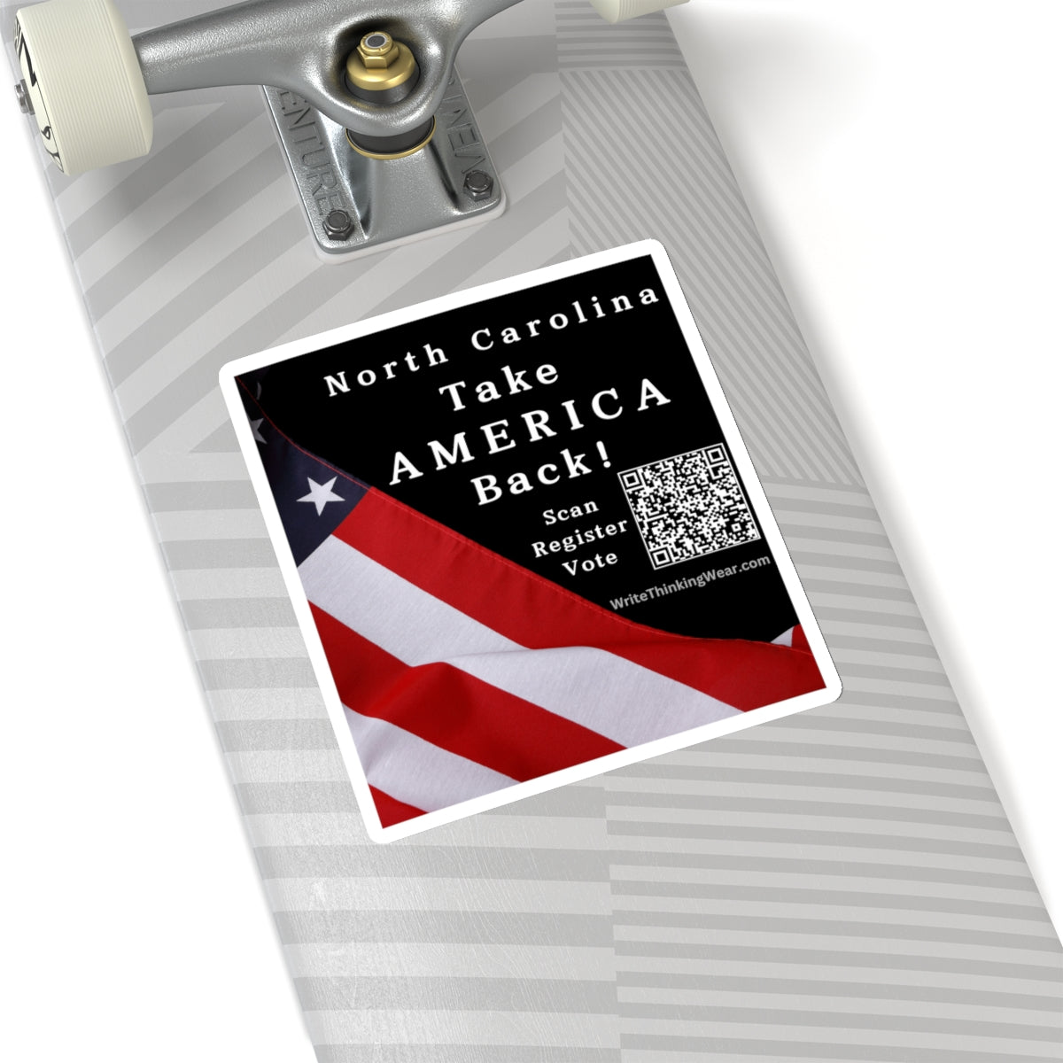 North Carolina - Take America Back! With Scan Register Vote Stickers