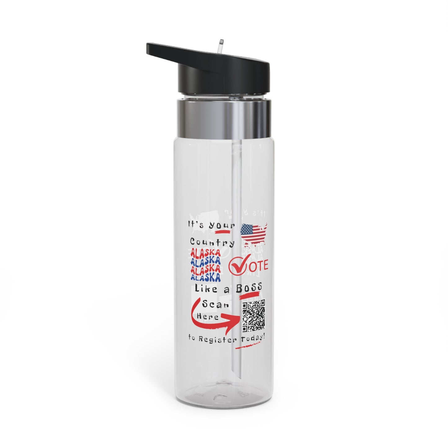 Alaska Vote Like a Boss!! Kensington Tritan™ Sport Bottle, 20oz