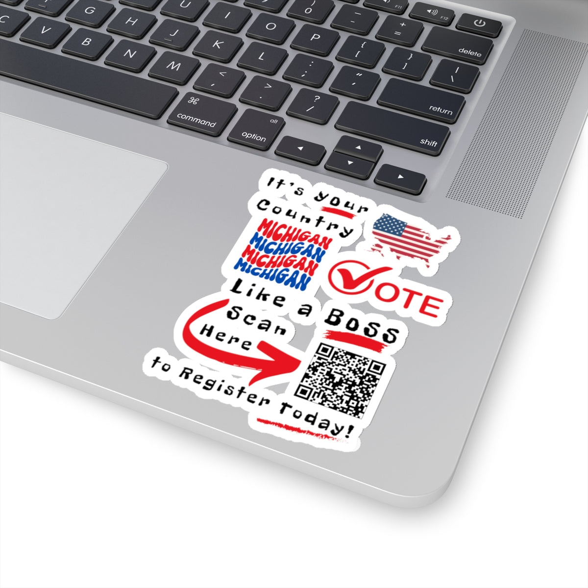 Michigan Vote Like a Boss! Kiss-Cut Stickers