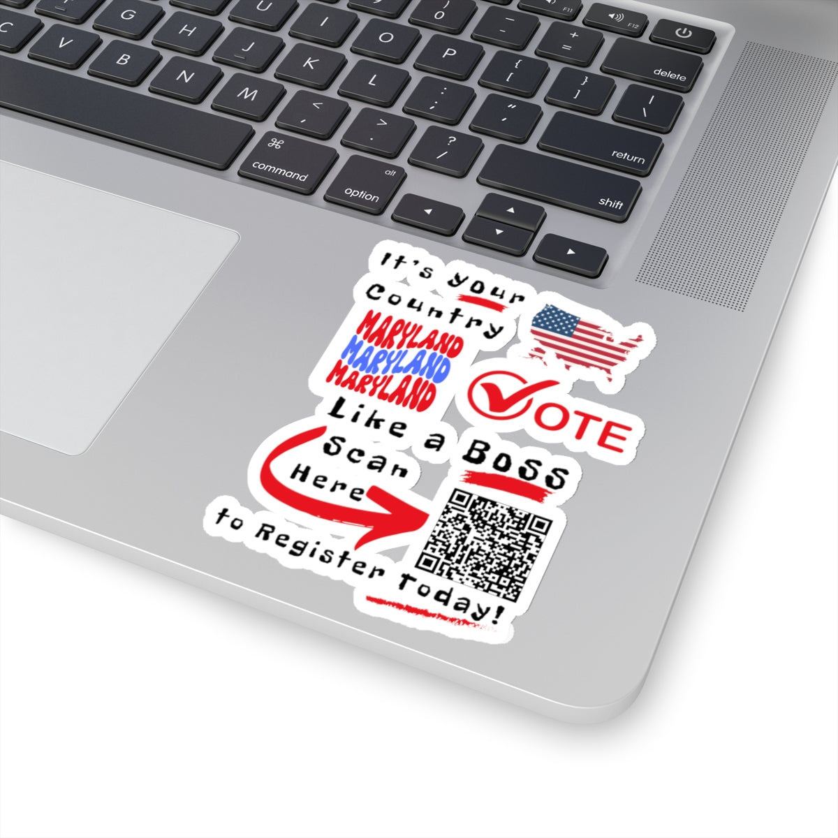 Maryland Vote Like a Boss! Kiss-Cut Stickers