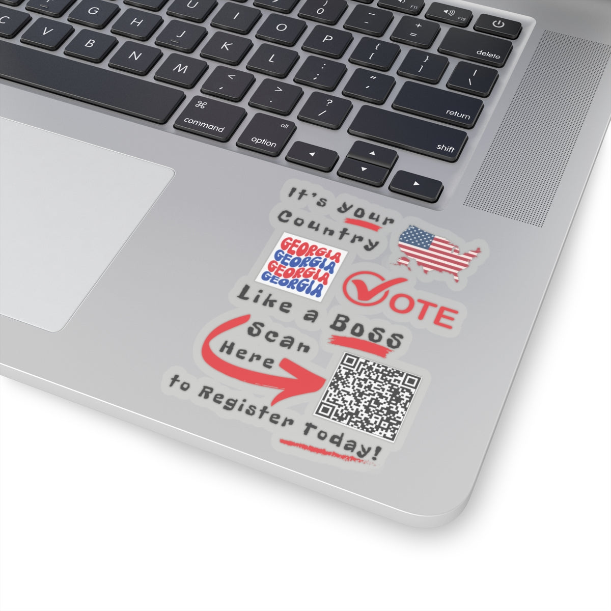 Georgia Vote Like a Boss! Kiss-Cut Stickers