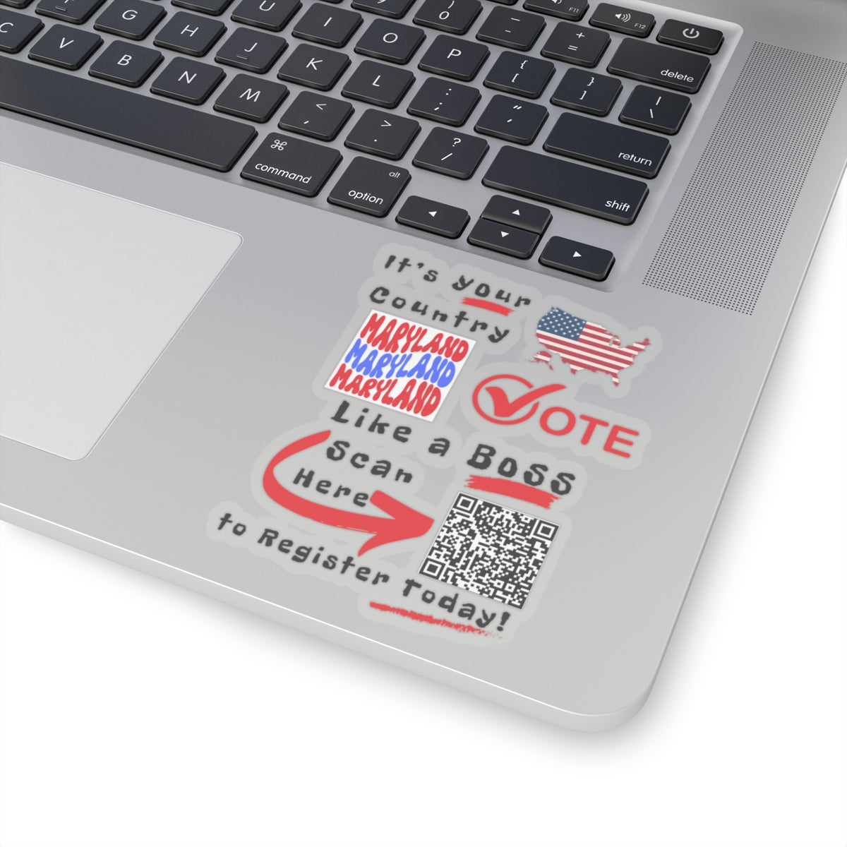 Maryland Vote Like a Boss! Kiss-Cut Stickers